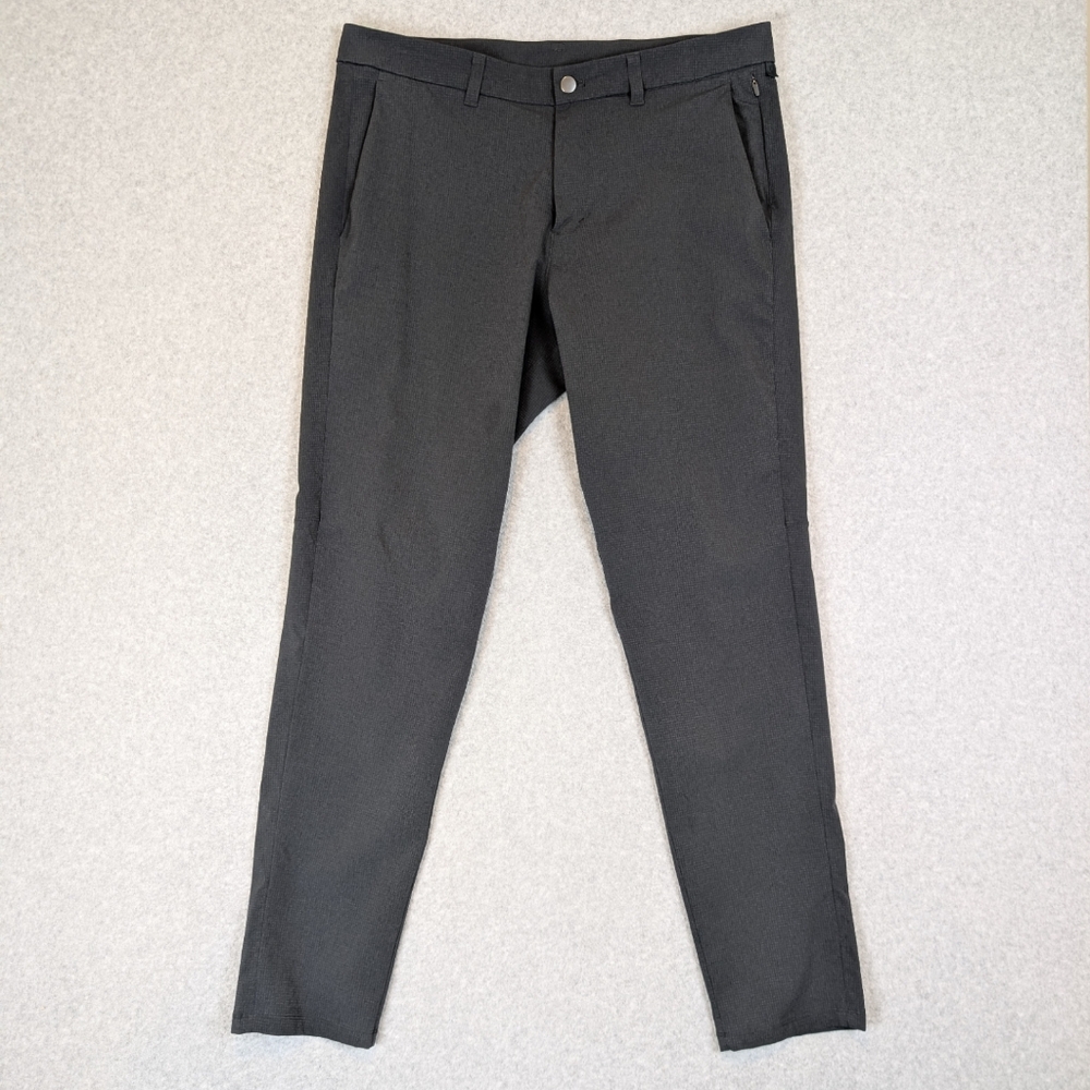 Lululemon Ventlight Commission Pants Men's 36X33 Slim Fit Gray Performance Chino